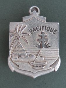 France Régiment d'Infanterie de Marine du PACIFIQUE Pocket Crest