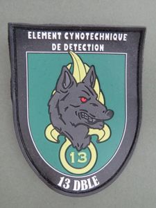 France Foreign Legion 13 DBLE 'Dog Section' Shoulder Patch