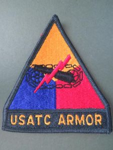 USA Army 1980's Armoured Training Centre Arm Patch