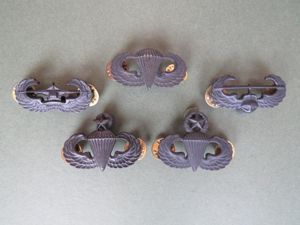 USA Army 5 Airborne Assault, Glider & Parachute Wings