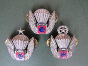 USA Army 82nd Airborne Division Basic, Senior & Master Freefall …