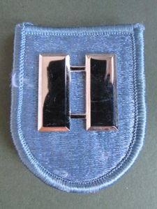 USA Army 19th Special Forces Group Beret Flash with Captain …