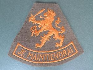 Netherlands Army Royal Netherlands Brigade Formation Sign