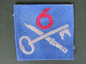 British Army 6th Armoured Brigade Formation Sign