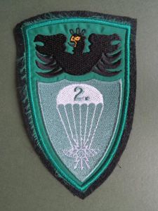 Czech Republic 2nd Airborne Intelligence Battalion Shoulder Patch