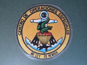 Bolivia Navy Special Forces Command Shoulder Patch
