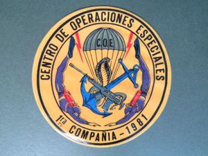 Bolivia Army 1st Special Forces Company Shoulder Patch