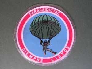 Bolivia Army 'Paracaidistas Siempre Listos' (Skydivers Always Ready) Patch