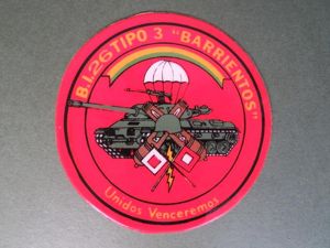 Bolivia Army 26th Airborne Infantry Battalion Shoulder Patch
