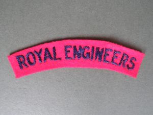 British Army WW2 Royal Engineers Shoulder Title