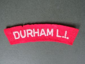 British Army WW2 Durham Light Infantry Shoulder Title