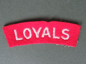 British Army WW2 The Loyal Regiment (North Lancashire) Shoulder Title
