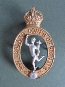 New Zealand Army Corps of Signals 1935-1947 Cap Badge