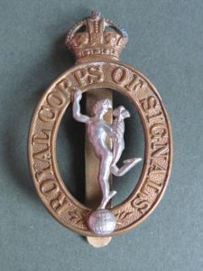 British Army Pre 1946 Royal Corps of Signals Cap Badge
