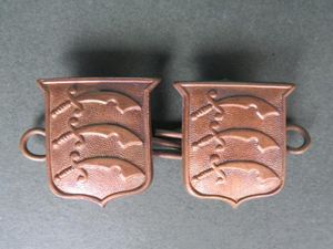 British Army The Essex Regiment Collar Badges