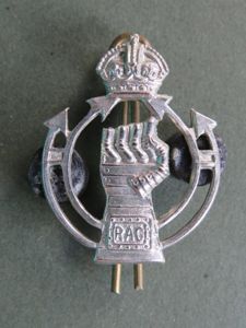 British Army Pre 1953 Royal Armoured Corps Collar Badge