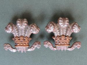 British Army The King's Royal Hussars Collar Badges