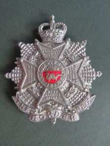 British Army The Border Regiment Post 1953 Cap Badge