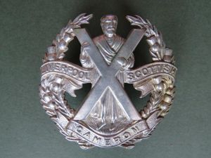 British Army The Queen's Own Cameron Highlanders (Liverpool Scottish) Glengarry …