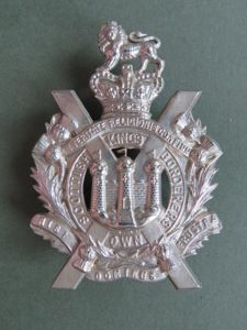 British Army 1887-1901 The King's Own Scottish Borderers Glengarry Badge
