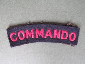 British Army / Royal Marines WW2 'Commando' Shoulder Title