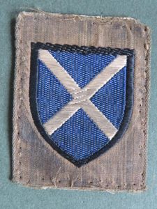 British Army WW2 52nd (Lowland) Division Formation Sign