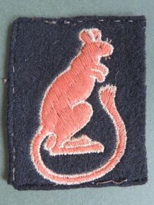British Army WW2 7th Armoured Division Formation Sign