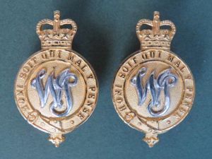 British Commonwealth West India Regiment Officers Collar Badges