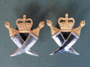 Aden Protectorate Levies Officers' Collar Badges