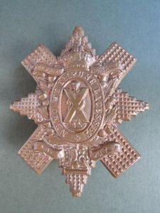 Canada WW1 Expeditionary Force Royal Highlanders (Black Watch) Cap Badge