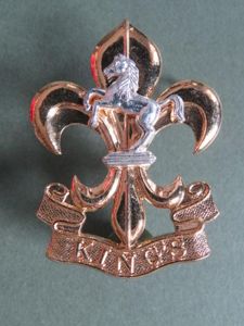British Army King's (Liverpool) Regiment Cap Badge