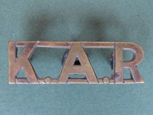 British Army 2nd King's African Rifles Collar Badge