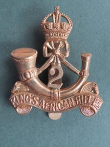 British Commonwealth Pre 1953 The 2nd King's African Rifles Cap …