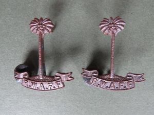 British Commonwealth Royal West African Frontier Force Officer's Collar Badges