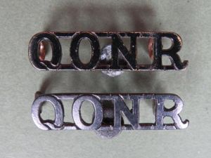 British Commonwealth Queen's Own Nigeria Regiment Shoulder Titles