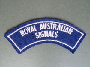 Australia Pre 1962 Royal Australian Signals Shoulder Title