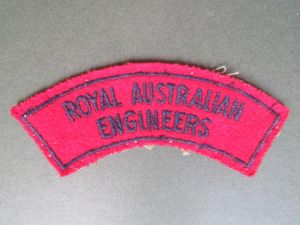 Australia Pre 1962 Royal Australian Engineers Shoulder Title