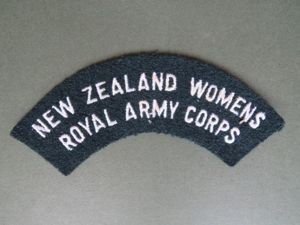 New Zealand Womens Royal Army Corps Shoulder Title