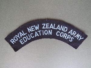 New Zealand Royal New Zealand Army Education Corps Shoulder Title