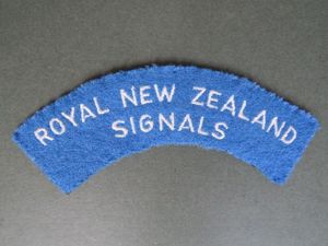 New Zealand Royal New Zealand Signals Shoulder Title