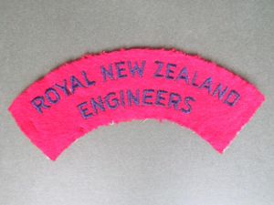 New Zealand Royal New Zealand Engineers Shoulder Title