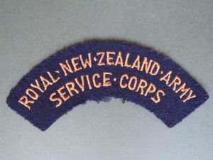 New Zealand Royal New Zealand Army Service Corps Shoulder Title