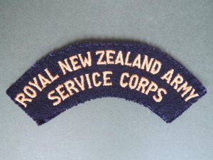 New Zealand Royal New Zealand Army Service Corps Shoulder Title