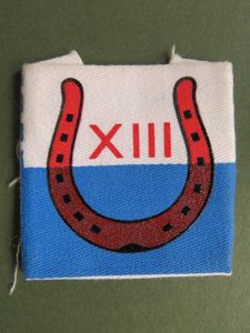 British Army Post WW2 13th Signal Group Formation Sign