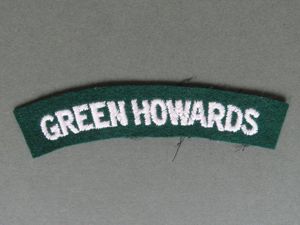 British Army Late WW2 / 1950's The Green Howards Shoulder …