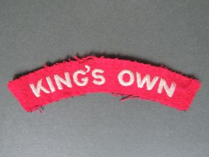 British Army 1950's The King's Own Royal Regiment Regiment Shoulder …