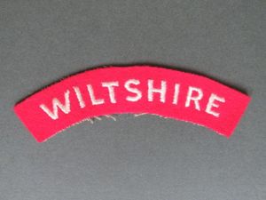 British Army WW2 / 1950's The Wiltshire Regiment Shoulder Title