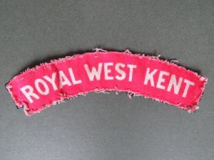 British Army WW2 Royal West Kent Shoulder Title
