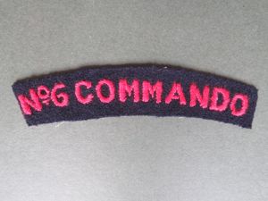 British Army WW2 No 6 Commando Shoulder Title