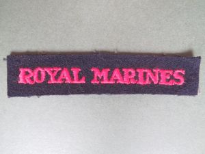 Royal Marines WW2 Shoulder Title